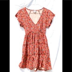 UO Julia ruffle mini dress